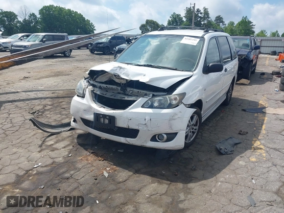 2006 Mazda MPV LX z VIN JM3LW28A560566045, wystawiony jako IAAI lot #42287295 z przebiegiem 259 493 mil mil oraz . Historia ofert i sprzedaży dostępna na DreamBid. Obrazek 2.