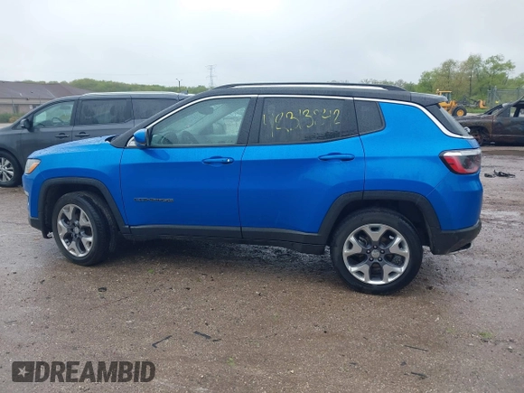 2021 Jeep Compass Limited с VIN 3C4NJDCB1MT542823, выставлен на аукционе IAAI как лот 42313842 с пробегом 97 142 миль миль и . История ставок и продаж доступна на DreamBid. Изображение 14.