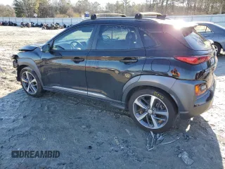 2021 Hyundai Kona Limited with VIN KM8K33A58MU729773, listed as a Copart auction lot 42916525 with 67,458 mi miles and Salvage Title. Bid and sale history available at carsss.com. Image 2.