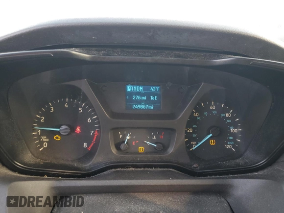 2015 Ford Transit Cargo with VIN 1FTYE2YM5FKB31025, listed as a Copart auction lot 47901155 with 249,867 mi miles and Clean Title. Bid and sale history available at carsss.com. Image 9.