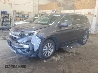 2022 Honda Pilot EX-L with VIN 5FNYF6H53NB098082, listed as a Copart auction lot 57994925 with 44,945 mi miles and Salvage title. Bid and sale history available at DreamBid. Image 1.