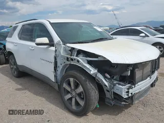 2021 Chevrolet Traverse LT Leather with VIN 1GNEVHKW1MJ213554, listed as a IAAI auction lot 40189535 with 70,232 mi miles. Bid and sale history available at carsss.com. Image 1.