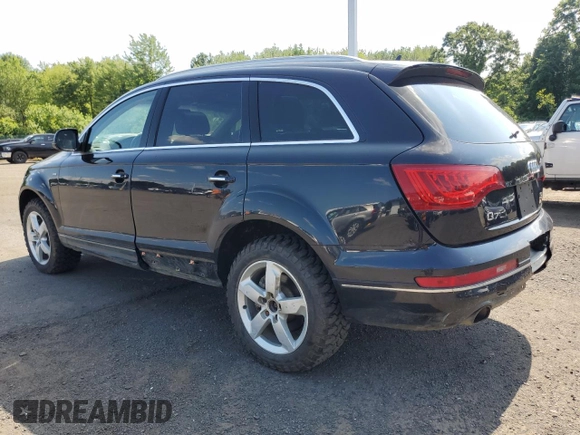 2013 Audi Q7 Premium Plus with VIN WA1LMAFE0DD015875, listed as a Copart auction lot 64954215 with 154,735 mi miles and Clean title. Bid and sale history available at DreamBid. Image 2.