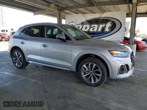 2022 Audi Q5 S line Premium Plus with VIN WA1EAAFYXN2135109, listed as a Copart auction lot 61994475 with 16,059 mi miles and Salvage title. Bid and sale history available at DreamBid. Image 4.