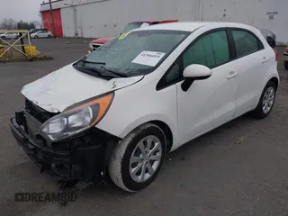 2013 Kia Rio LX with VIN KNADM5A34D6110013, listed as a IAAI auction lot 41306019 with 80,501 mi miles and . Bid and sale history available at DreamBid. Image 2.