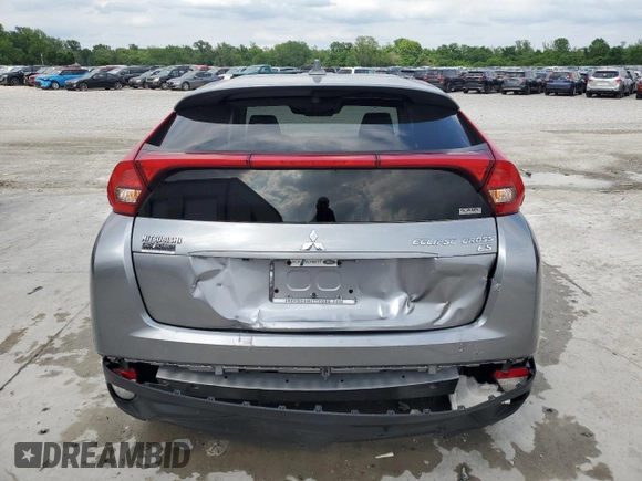 2019 Mitsubishi Eclipse Cross ES with VIN JA4AT3AA3KZ031188, listed as a Copart auction lot 56591745 with 163,384 mi miles and Salvage title. Bid and sale history available at DreamBid. Image 6.