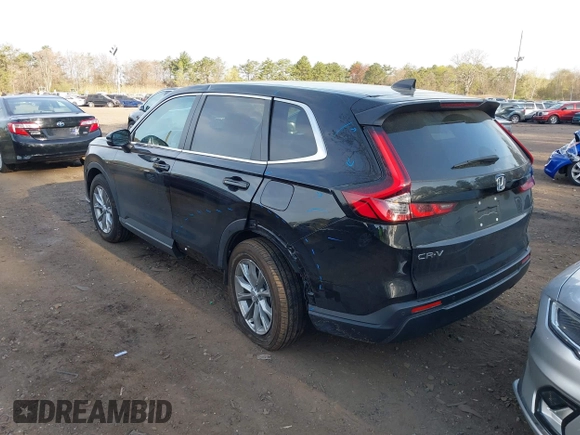 2024 Honda CR-V EX-L with VIN 5J6RS4H74RL015536, listed as a IAAI auction lot 42103325 with 8,663 mi miles. Bid and sale history available at carsss.com. Image 3.