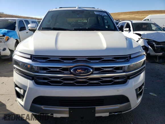 2022 Ford Expedition Platinum with VIN 1FMJU1MT3NEA18551, listed as a Copart auction lot 77594643 with 7,236 mi miles and Non Repairable. Bid and sale history available at carsss.com. Image 5.