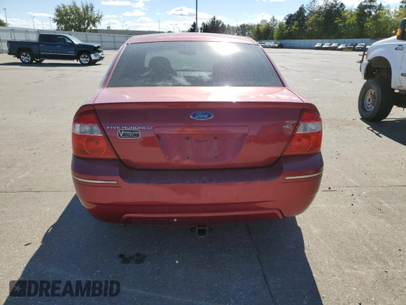 2006 Ford Five Hundred SEL with VIN 1FAFP24126G185999, listed as a Copart auction lot 76127404 with 167,624 mi miles and Salvage Title. Bid and sale history available at carsss.com. Image 6.