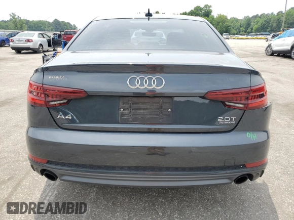 2018 Audi A4 Premium Plus z VIN WAUENAF44JA089944, wystawiony jako Copart lot #57186955 z przebiegiem 72 565 mil mil oraz Szkoda całkowita • Salvage title. Historia ofert i sprzedaży dostępna na DreamBid. Obrazek 6.