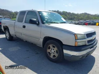 2005 Chevrolet Silverado 1500 LS with VIN 2GCEC19T251378588, listed as a IAAI auction lot 41910576 with 1 mi miles. Bid and sale history available at carsss.com. Image 1.