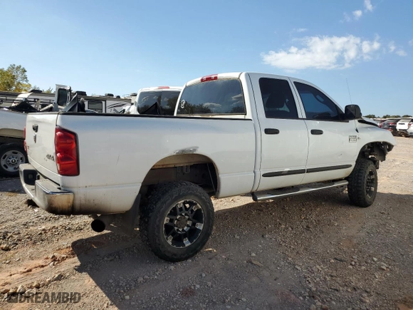 2007 Dodge Ram 2500 Laramie with VIN 1D7KS28A57J600731, listed as a Copart auction lot 77438674 with 243,913 mi miles and Salvage Title. Bid and sale history available at carsss.com. Image 3.
