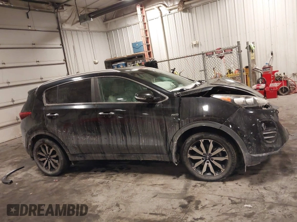2018 Kia Sportage EX with VIN KNDPNCAC4J7422646, listed as a IAAI auction lot 41629033 with 83,483 mi miles and . Bid and sale history available at carsss.com. Image 14.