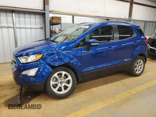 2021 Ford EcoSport SE with VIN MAJ3S2GE2MC453860, listed as a Copart auction lot 45139235 with 60,498 mi miles and Salvage Title. Bid and sale history available at carsss.com. Image 1.
