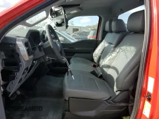 2023 Ford F-150 XL with VIN 1FTMF1C57PKF05268, listed as a Copart auction lot 77541224 with 17,906 mi miles and Salvage Title. Bid and sale history available at carsss.com. Image 7.