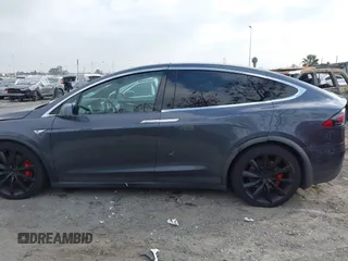 2016 Tesla Model X P90D with VIN 5YJXCAE45GF001485, listed as a IAAI auction lot 41994096 with 88,103 mi miles. Bid and sale history available at carsss.com. Image 14.