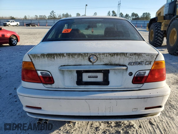 2000 BMW 3 Series 323Ci with VIN WBABM3342YJN88421, listed as a Copart auction lot 87962185 with Not Provided miles and Salvage Title. Bid and sale history available at DreamBid. Image 6.