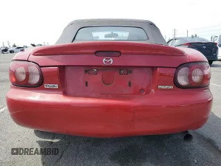2001 Mazda MX-5 Miata with VIN JM1NB353610216294, listed as a Copart auction lot 56714505 with Not provided miles and Salvage title. Bid and sale history available at DreamBid. Image 6.