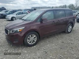 2016 Kia Sedona LX with VIN KNDMB5C12G6163849, listed as a Copart auction lot 55332635 with 94,680 mi miles and Clean Title. Bid and sale history available at carsss.com. Image 1.