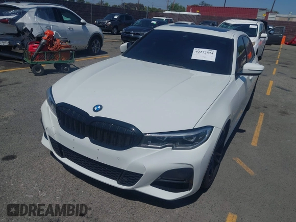 2021 BMW 3 Series 330i with VIN 3MW5R1J07M8C10703, listed as a IAAI auction lot 42272574 with 49,123 mi miles and . Bid and sale history available at DreamBid. Image 2.