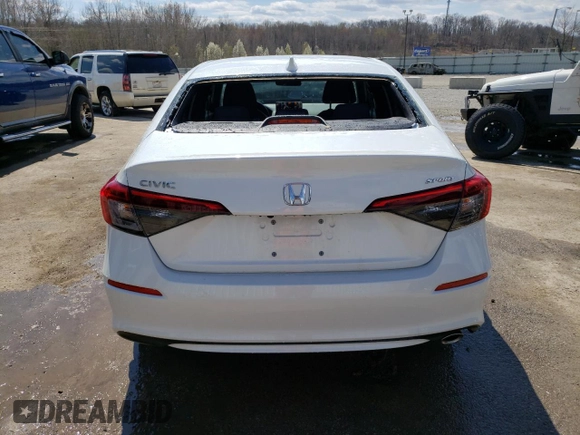 2024 Honda Civic Sedan Sport with VIN 2HGFE2F53RH581529, listed as a Copart auction lot 50530015 with 11,017 mi miles and Salvage Title. Bid and sale history available at carsss.com. Image 6.