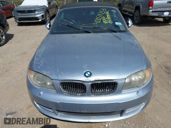 2008 BMW 1 Series 128i with VIN WBAUL73558VJ74120, listed as a IAAI auction lot 42071753 with 180,709 mi miles and . Bid and sale history available at carsss.com. Image 6.