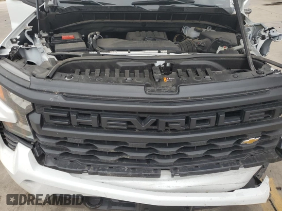 2024 Chevrolet Silverado 1500 Custom with VIN 3GCPABEK4RG267443, listed as a Copart auction lot 70267084 with 11,304 mi miles and Salvage Title. Bid and sale history available at DreamBid. Image 11.