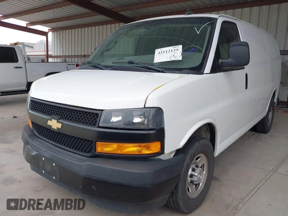 2021 Chevrolet Express Cargo with VIN 1GCWGAFP1M1234342, listed as a IAAI auction lot 42112125 with 118,410 mi miles and . Bid and sale history available at DreamBid. Image 22.