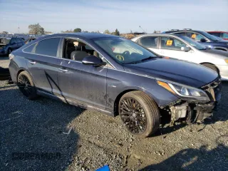 2017 Hyundai Sonata Hybrid SE with VIN KMHE24L36HA066650, listed as a Copart auction lot 45160023 with 0 mi miles. Bid and sale history available at carsss.com. Image 4.