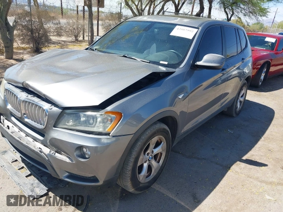 2011 BMW X3 28i with VIN 5UXWX5C55BL710408, listed as a IAAI auction lot 42087592 with 168,569 mi miles and . Bid and sale history available at DreamBid. Image 16.