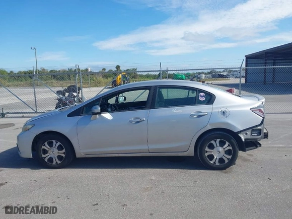 2014 Honda Civic Hybrid with VIN 19XFB4F23EE001744, listed as a IAAI auction lot 41261440 with 196,201 mi miles. Bid and sale history available at carsss.com. Image 14.