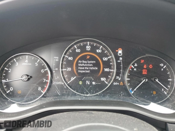2024 Mazda CX-30 S Select Sport with VIN 3MVDMBBM4RM629755, listed as a Copart auction lot 58960145 with 21,649 mi miles and Salvage title. Bid and sale history available at DreamBid. Image 9.