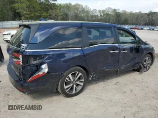 2023 Honda Odyssey Touring с VIN 5FNRL6H84PB035017, выставлен на аукционе Copart как лот 51666035 с пробегом 47 818 миль миль и Списание • Salvage title. История ставок и продаж доступна на DreamBid. Изображение 3.