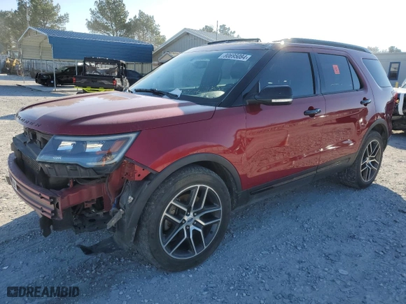 2016 Ford Explorer Sport with VIN 1FM5K8GTXGGA51274, listed as a Copart auction lot 80695084 with 154,517 mi miles and Salvage Title. Bid and sale history available at carsss.com. Image 1.