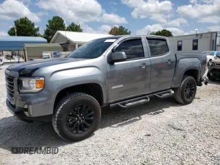 2022 GMC Canyon 4WD Elevation with VIN 1GTG6CEN0N1304675, listed as a Copart auction lot 65222844 with 15,630 mi miles and Salvage Title. Bid and sale history available at carsss.com. Image 1.