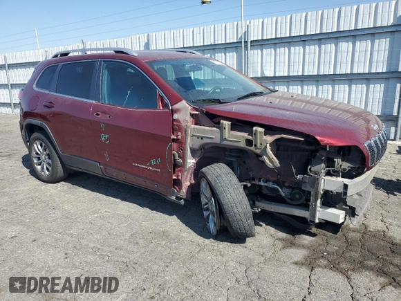 2020 Jeep Cherokee Latitude Plus with VIN 1C4PJLLB5LD624061, listed as a Copart auction lot 57275245 with 87,962 mi miles and Salvage title. Bid and sale history available at DreamBid. Image 4.