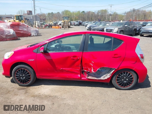 2012 Toyota Prius One z VIN JTDKDTB33C1507141, wystawiony jako IAAI lot #42107305 z przebiegiem 210 398 mil mil oraz . Historia ofert i sprzedaży dostępna na DreamBid. Obrazek 14.