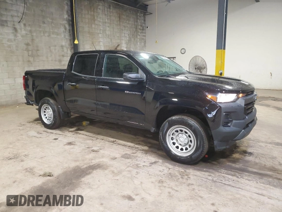 2023 Chevrolet Colorado 2WD Work Truck with VIN 1GCGSBECXP1176131, listed as a Copart auction lot 65121875 with 21,608 mi miles and Clean title. Bid and sale history available at DreamBid. Image 4.