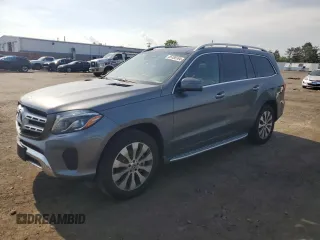 2018 Mercedes-Benz GLS 450 with VIN 4JGDF6EE9KB238052, listed as a Copart auction lot 55185184 with 45,682 mi miles and . Bid and sale history available at DreamBid. Image 1.