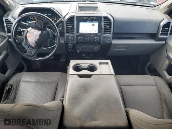 2017 Ford F-150 XL with VIN 1FTEW1EP4HKC59025, listed as a Copart auction lot 51977675 with 153,160 mi miles and Salvage title. Bid and sale history available at DreamBid. Image 8.
