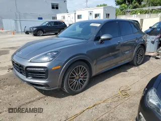2021 Porsche Cayenne GTS z VIN WP1AG2AY4MDA33340, wystawiony jako Copart lot #63009243 z przebiegiem 54 746 mil mil oraz . Historia ofert i sprzedaży dostępna na DreamBid. Obrazek 1.