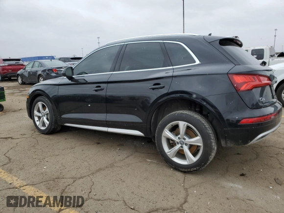 2018 Audi Q5 Premium Plus with VIN WA1BNAFY1J2023249, listed as a Copart auction lot 46824104 with 78,832 mi miles and Salvage Title. Bid and sale history available at carsss.com. Image 2.