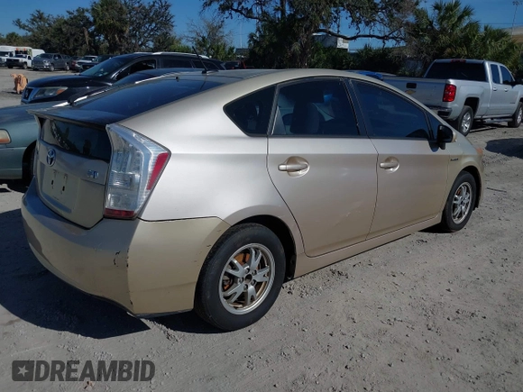 2011 Toyota Prius I with VIN JTDKN3DU3B1431079, listed as a IAAI auction lot 41255598 with 203,404 mi miles and . Bid and sale history available at DreamBid. Image 4.