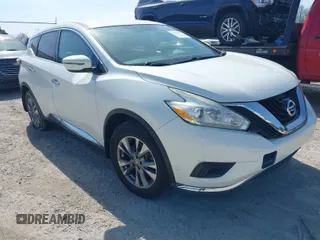 2016 Nissan Murano Platinum z VIN 5N1AZ2MH3GN156936, wystawiony jako IAAI lot #41825527 z przebiegiem 250 786 mil mil oraz . Historia ofert i sprzedaży dostępna na DreamBid. Obrazek 1.