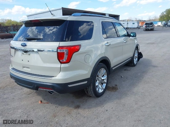 2018 Ford Explorer Limited with VIN 1FM5K7F89JGB84669, listed as a IAAI auction lot 41880507 with 93,941 mi miles. Bid and sale history available at carsss.com. Image 4.