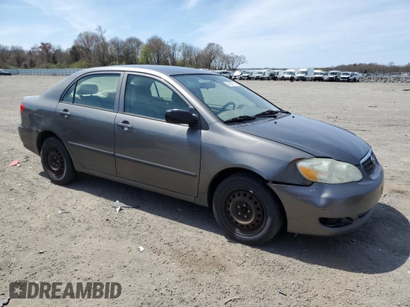 2007 Toyota Corolla CE with VIN 2T1BR32E37C725889, listed as a Copart auction lot 54530175 with 251,834 mi miles and Clean Title. Bid and sale history available at DreamBid. Image 4.