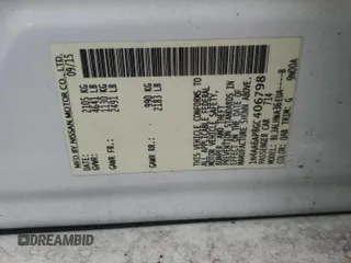 2016 Nissan Maxima Platinum with VIN 1N4AA6AP8GC406798, listed as a Copart auction lot 60143595 with 134,704 mi miles and Salvage title. Bid and sale history available at DreamBid. Image 12.