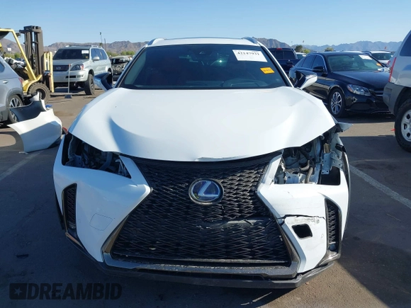 2020 Lexus UX 250h F Sport with VIN JTHR9JBH4L2030101, listed as a IAAI auction lot 42147931 with 69,714 mi miles and . Bid and sale history available at DreamBid. Image 13.
