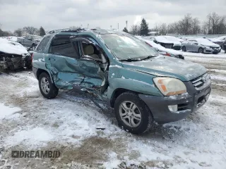 2005 Kia Sportage LX with VIN KNDJF723X57125430, listed as a Copart auction lot 86552714 with Not Provided miles and Salvage Title. Bid and sale history available at carsss.com. Image 4.