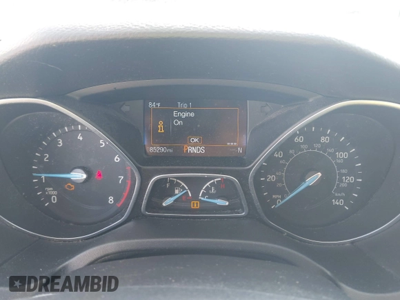 2016 Ford Focus Titanium z VIN 1FADP3J23GL358772, wystawiony jako IAAI lot #42103694 z przebiegiem 85 290 mil mil oraz . Historia ofert i sprzedaży dostępna na DreamBid. Obrazek 7.